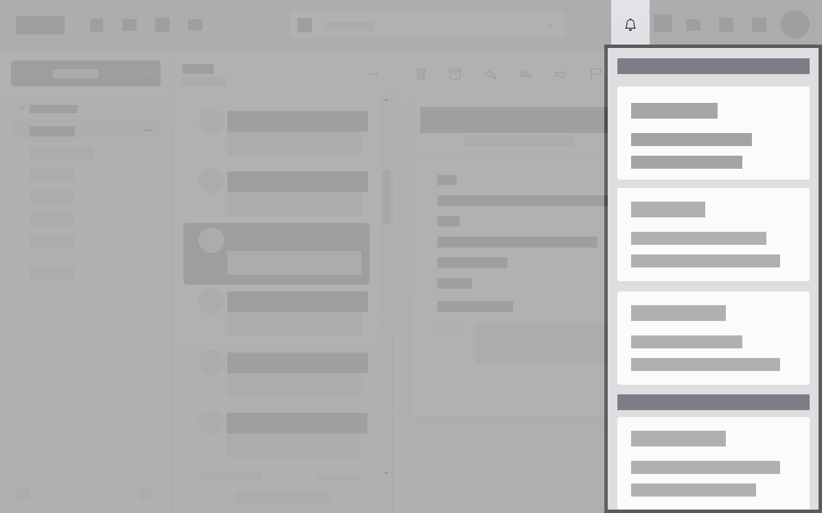 La zone de notification